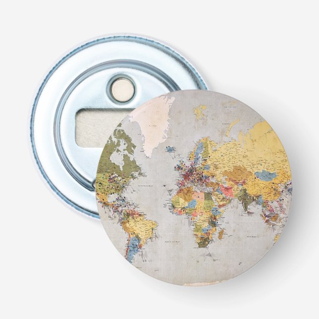 Décapsuleur carte mondiale (Devant)
