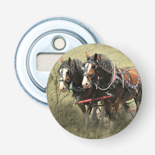 Décapsuleur Carte postale Patiné vintage Clydesdale