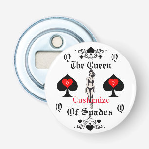 Décapsuleur Carte Tarot Queen of Spades Thunder_Cove