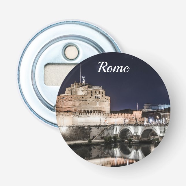 Décapsuleur Castel Sant Angelo la nuit à Rome (Devant)