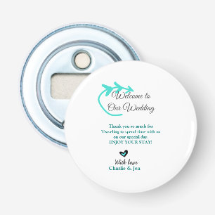 Décapsuleur Célébration de destination de mariage bienvenue vo