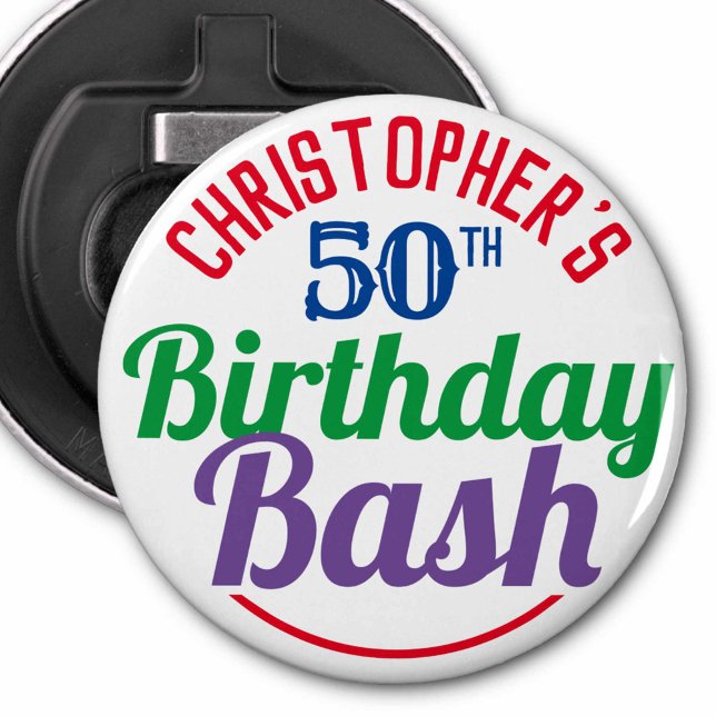 Décapsuleur Célébration de l'anniversaire de 50 ans (Créateur téléchargé)