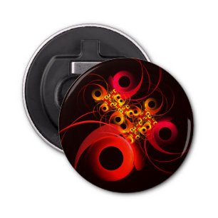 Décapsuleur Cercles colorés Motif d'art Abstrait moderne #08