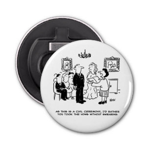 Décapsuleur Cérémonie des Mariages civils dans un bureau d'enr