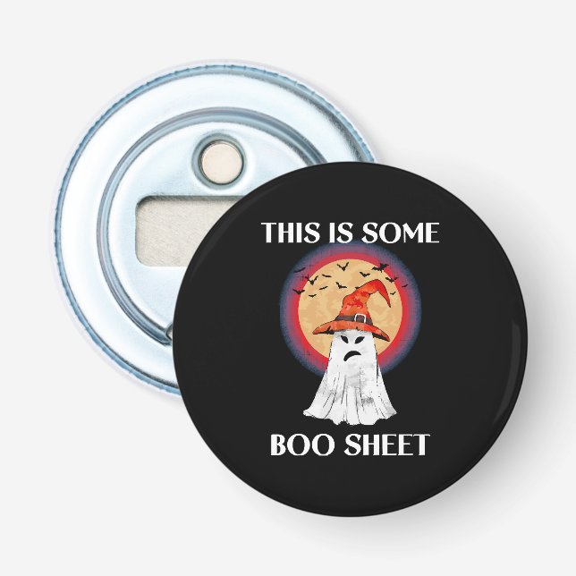 Décapsuleur C'est du papier de Boo Halloween Fantôme Drôle (Devant)