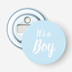 Décapsuleur C'est un garçon, bleu clair baby shower genre ré