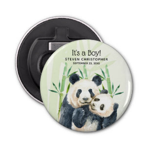 Décapsuleur C'est un garçon ! Cuisine d'oreille Panda Aquarell