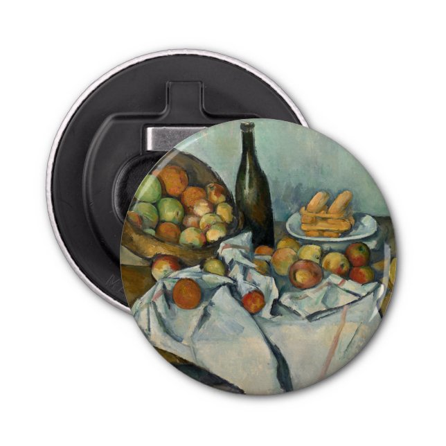 Décapsuleur Cezanne Panier Pommes Impressionnisme Art (Devant)