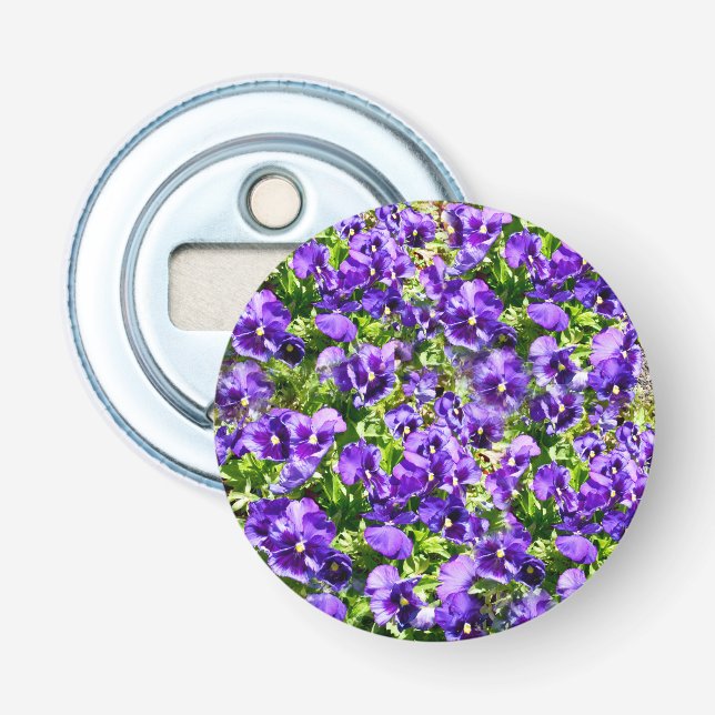 Décapsuleur Champ de Purple Pansy (Devant)