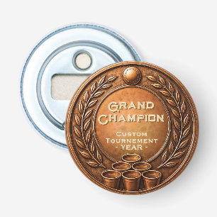Décapsuleur Championnat de Beer Pong pour la Médaille de Bronz