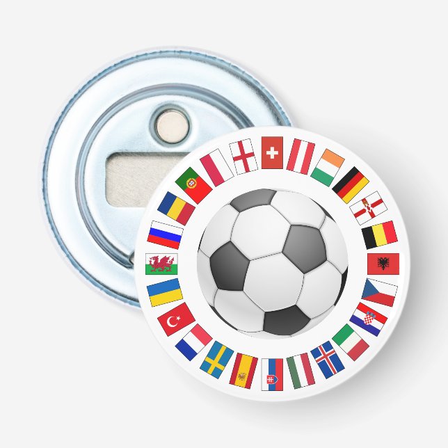 Décapsuleur Championnat d'Europe de football 2016 (Devant)
