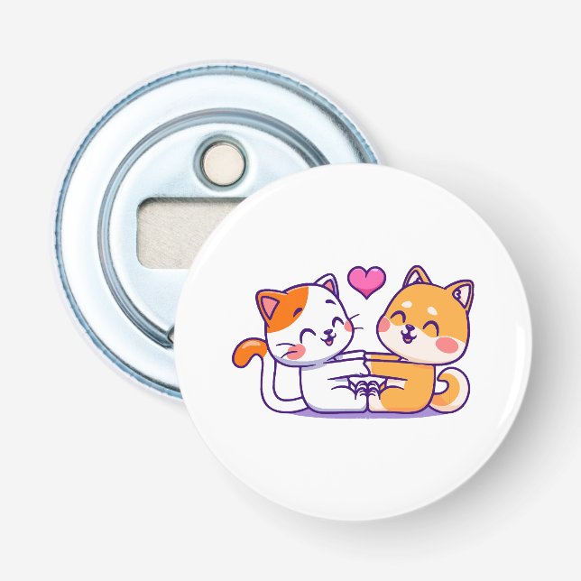 Décapsuleur Chat et Shiba Inu (Devant)