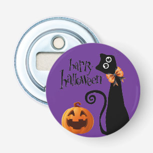 Décapsuleur chat halloween