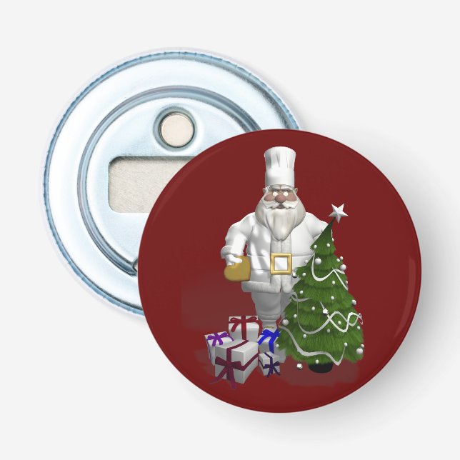 Décapsuleur Chef du Père Noël doux (Devant)