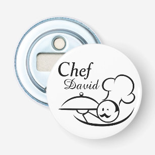 Décapsuleur Chef illustré personnalisé