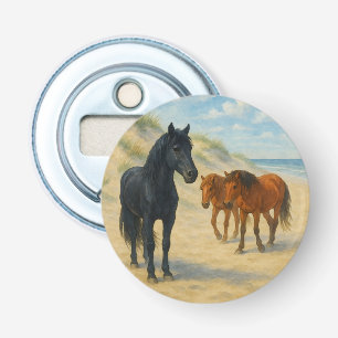 Décapsuleur Chevaux sauvages de Corolla Caroline du Nord Aquar