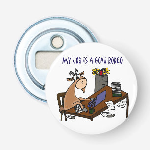 Décapsuleur Chèvre drôle à l'humour du travail de rodéo de