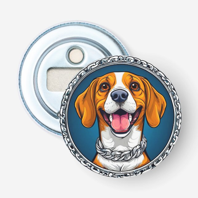 Décapsuleur Chien Beagle mignon (Devant)