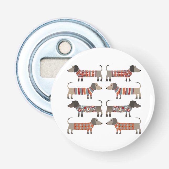 Décapsuleur Chien de saucisse Dachshund (Devant)
