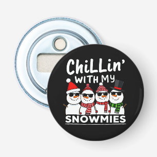 Décapsuleur Chillin' With My Snowmies Funky Snowman Christmas