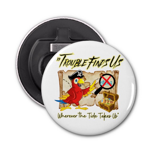 Décapsuleur citation de perroquet de pirates (Devant)