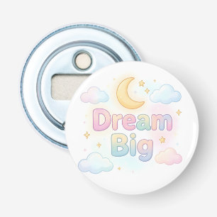 Décapsuleur Citation fantaisiste pastel sur fond blanc