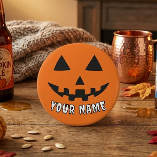 Décapsuleur Citrouille orange personnalisée Halloween Votre no