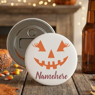 Décapsuleur Citrouille personnalisée Jack O Lantern Halloween