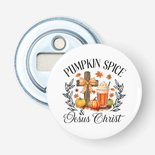 Décapsuleur Citrouille Spice Et Jésus Christ Cross Citrouille