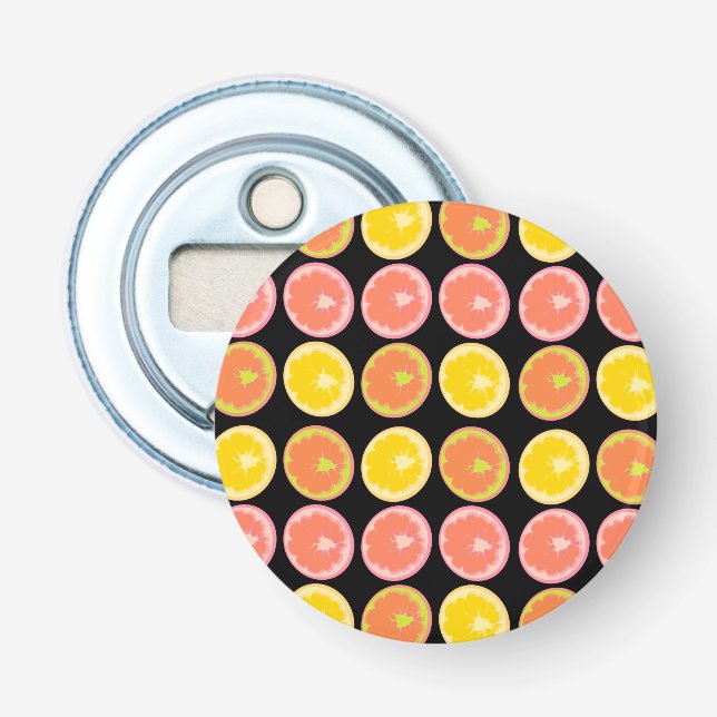 Décapsuleur Citrus Candy Lemon Fruit Motif (Devant)
