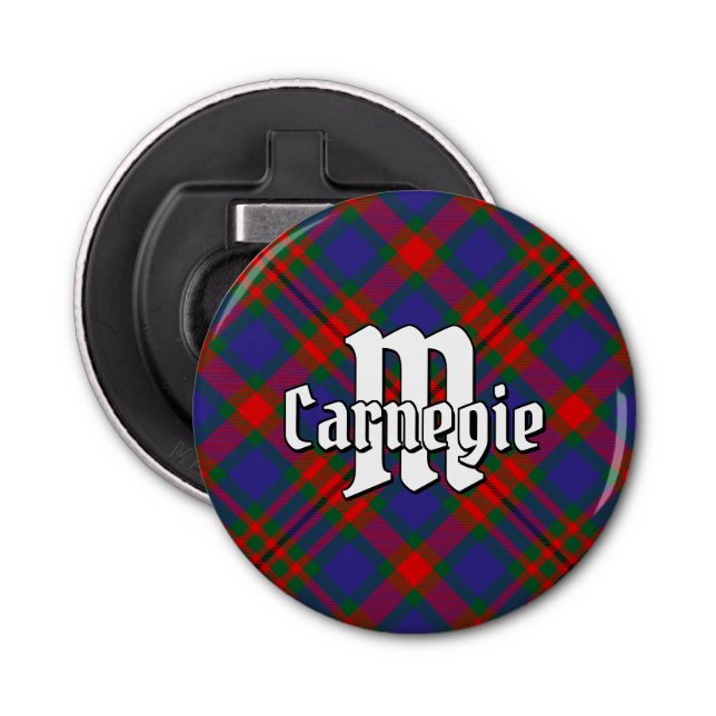 Décapsuleur Clan Carnegie Tartan (Devant)