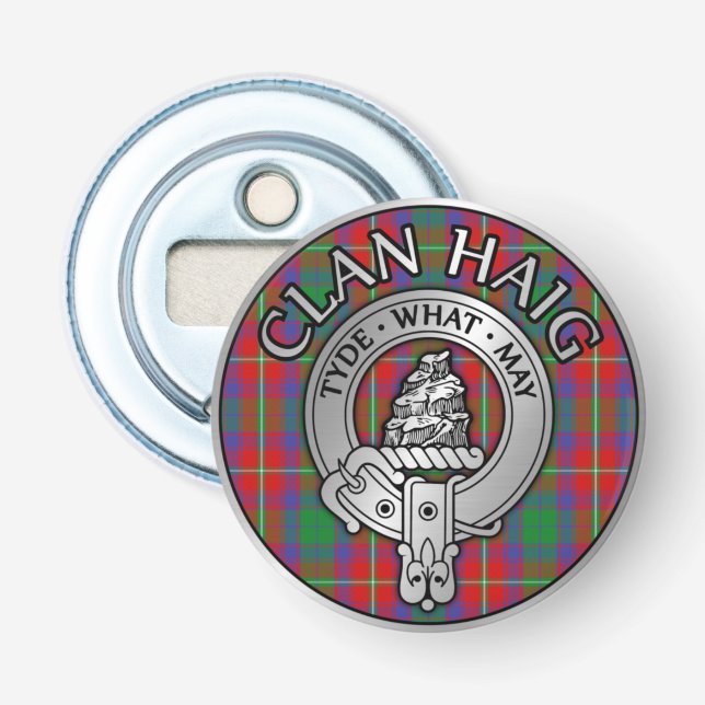 Décapsuleur Clan Haig Crest & Tartan (Devant)
