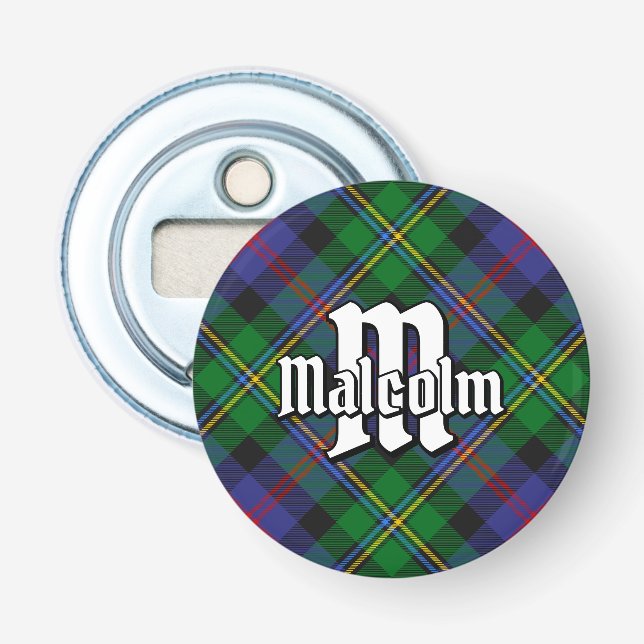 Décapsuleur Clan Malcolm Tartan (Devant)
