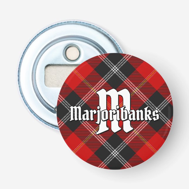 Décapsuleur Clan Marjoribanks Tartan (Devant)