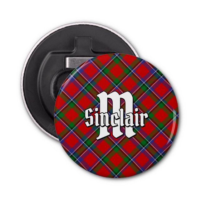 Décapsuleur Clan Sinclair Red Tartan (Devant)