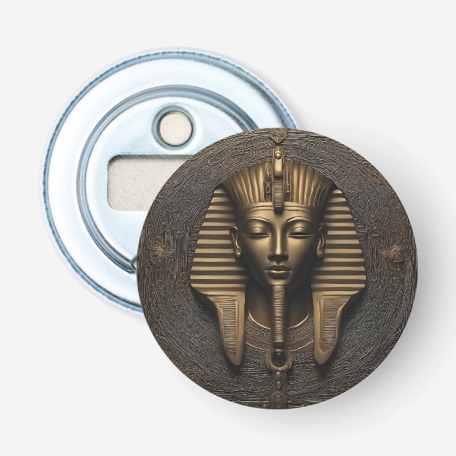 Décapsuleur Clé de Pharaon : Ouvrage de bouteille luxueux Art (Devant)