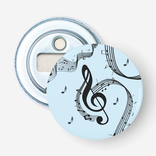 Décapsuleur Climacic G Clef Music Blue (Devant)