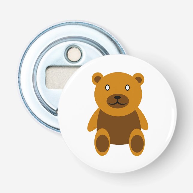 Décapsuleur Clipart Brown de nounours (Devant)