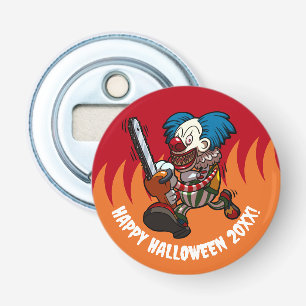 Décapsuleur Clown à la tronçonneuse Joyeux Halloween ! Ajoutez