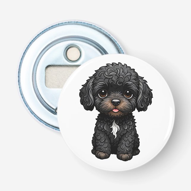 Décapsuleur Cockapoo noir (Devant)