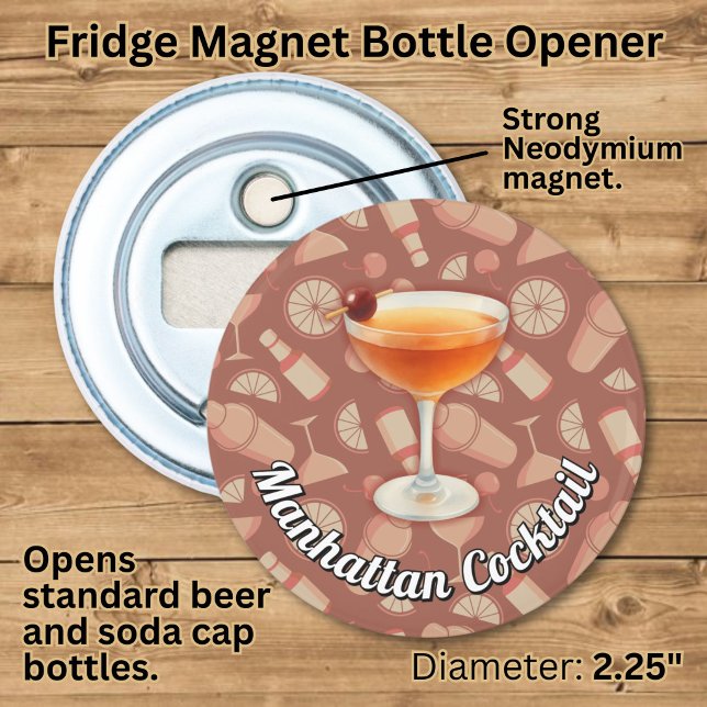 Décapsuleur Cocktail Manhattan (Créateur téléchargé)