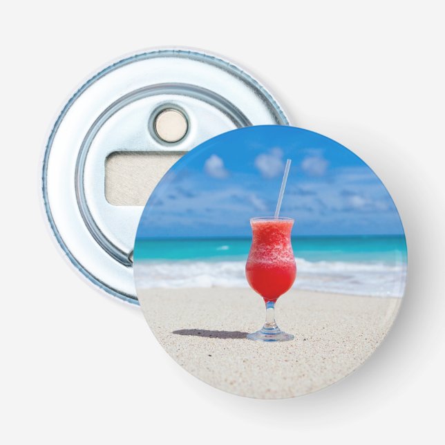 Décapsuleur Cocktail rouge près de la mer Photo (Devant)