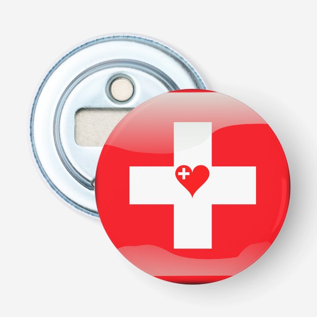 Décapsuleur Coeur suisse (Devant)