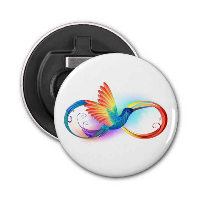 Décapsuleur Colibri arc-en-ciel avec symbole Infinity (Devant)
