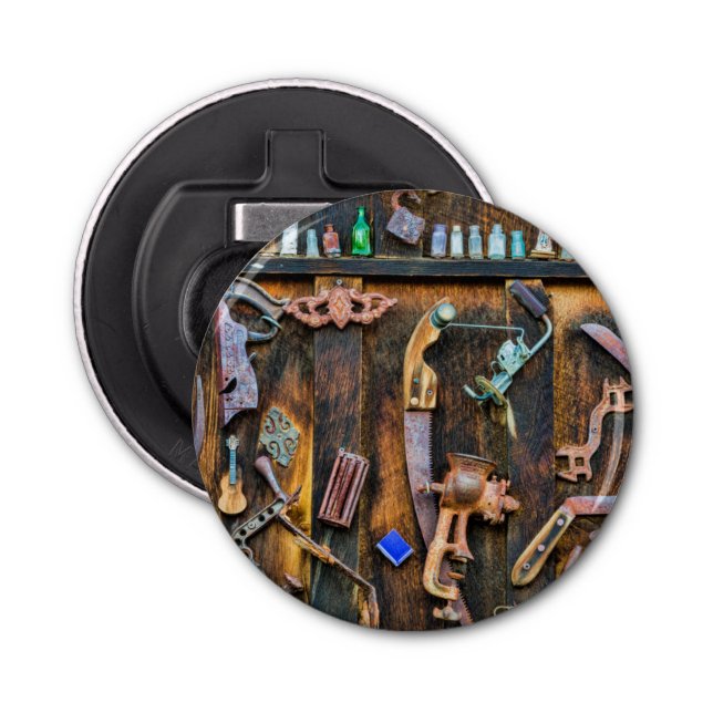 Décapsuleur Collection d'antiquités au mur (Devant)