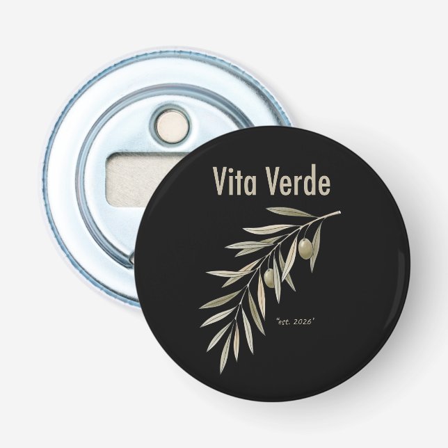 Décapsuleur Collection Vita Verde Noir (Devant)
