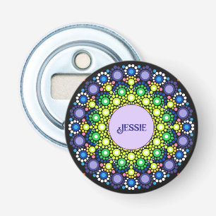 Décapsuleur Coloré Ajouter Votre Nom Réfrigérateur magnétique