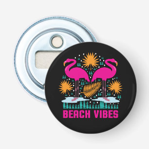 Décapsuleur Conception de flamants roses de vibes de plage