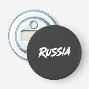 Décapsuleur Conception de typographie du drapeau de la Russie