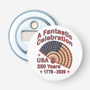 Décapsuleur Conception de ventilateur patriotique USA 250 ans